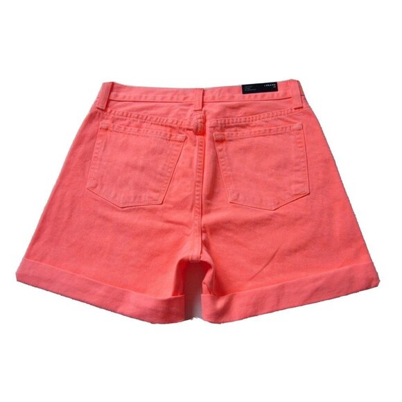 NWT J Brand Kennedy Short in Flamingo Low Rise Rolled Hem Shorts 24 $148 - Picture 6 of 6